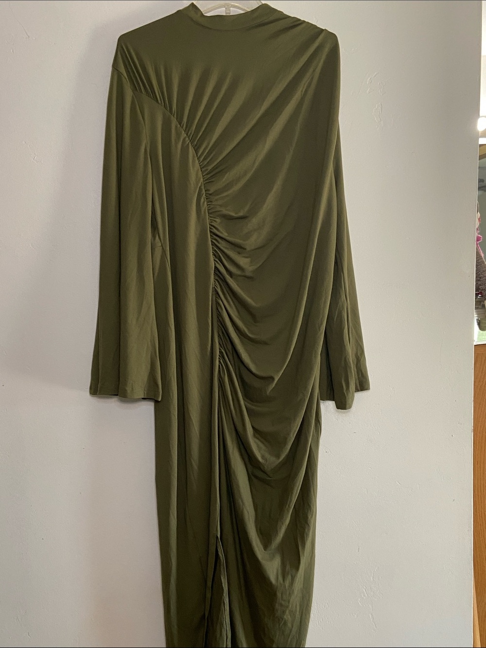 Olive Green Bodycon Maxi Dress - Size 3XL